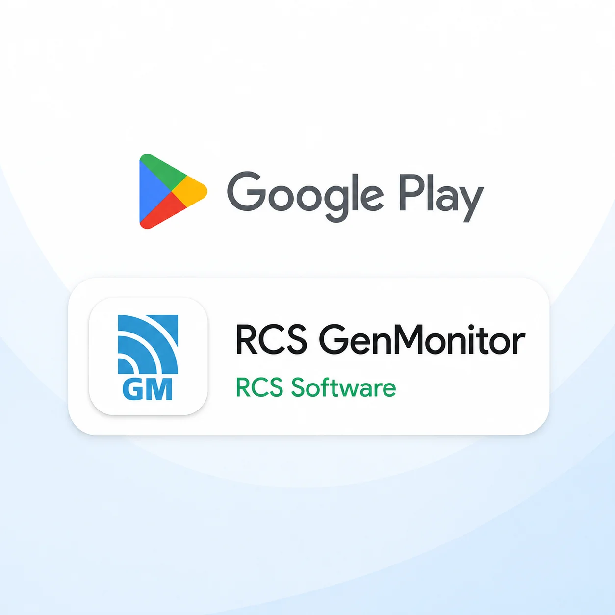 Завантаження застосунку RCS GenMonitor з Play Market